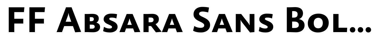 FF Absara Sans Bold SC